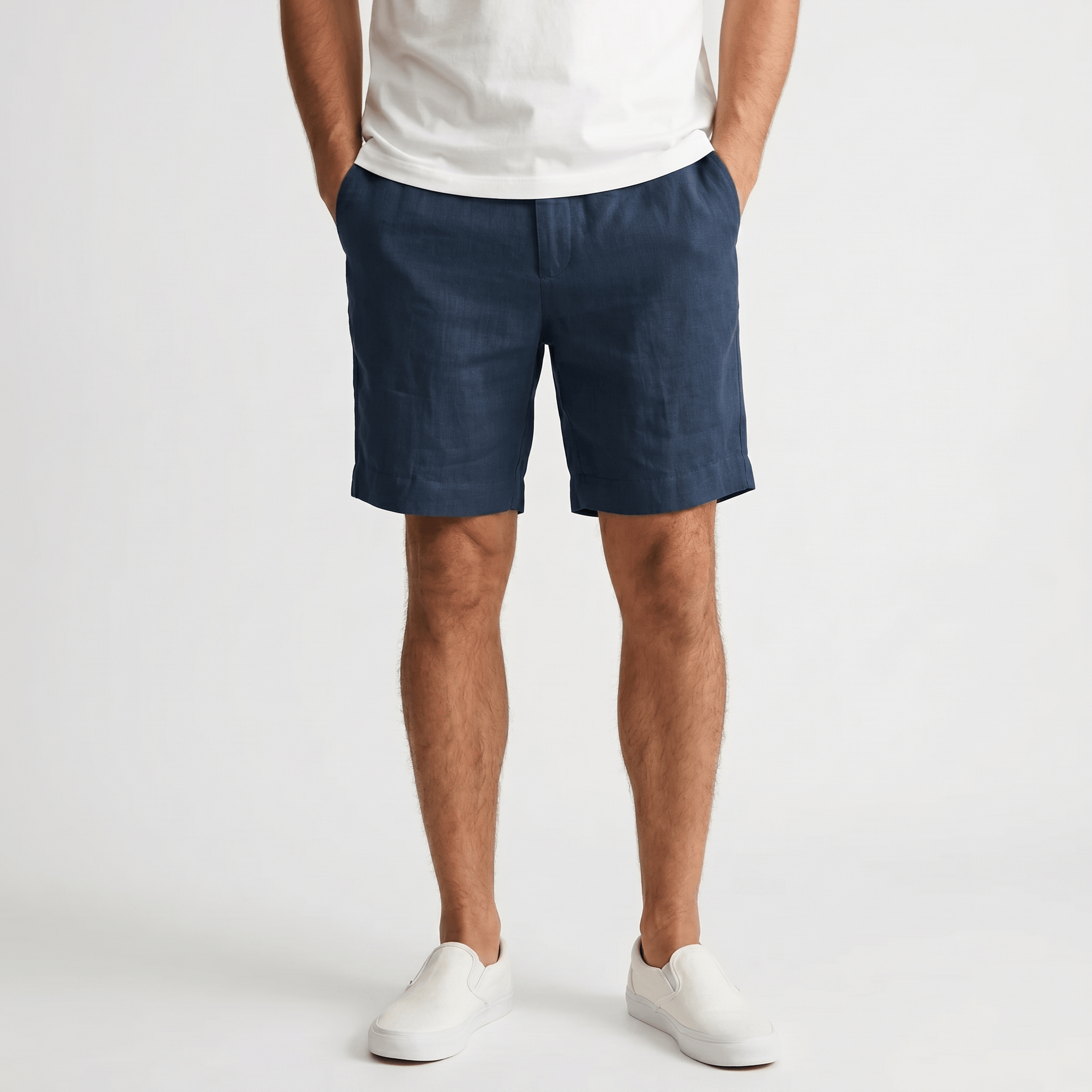 Miguel Linen Shorts – Relaxed Summer Coastal Lightweight Bottoms