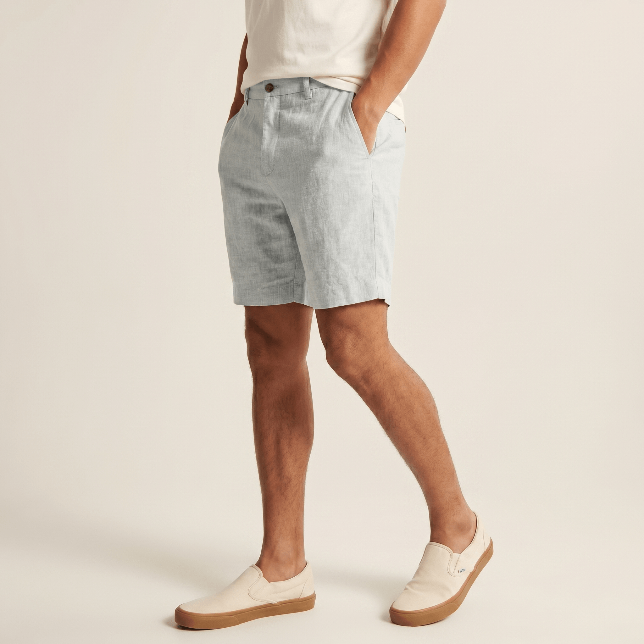 Miguel Linen Shorts – Relaxed Summer Coastal Lightweight Bottoms