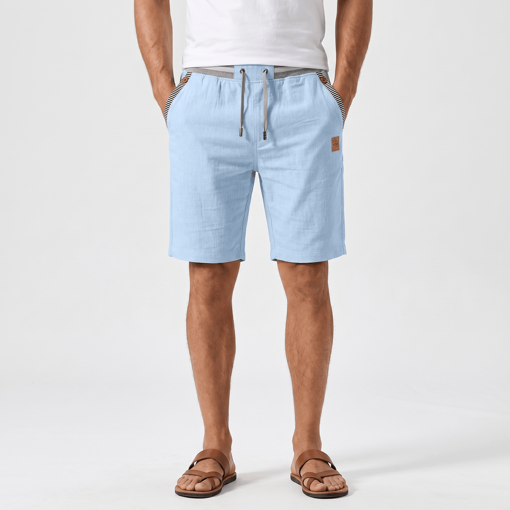 Nicolas Lightweight Summer Shorts – Breathable Relaxed Adjustable Casual Bottoms
