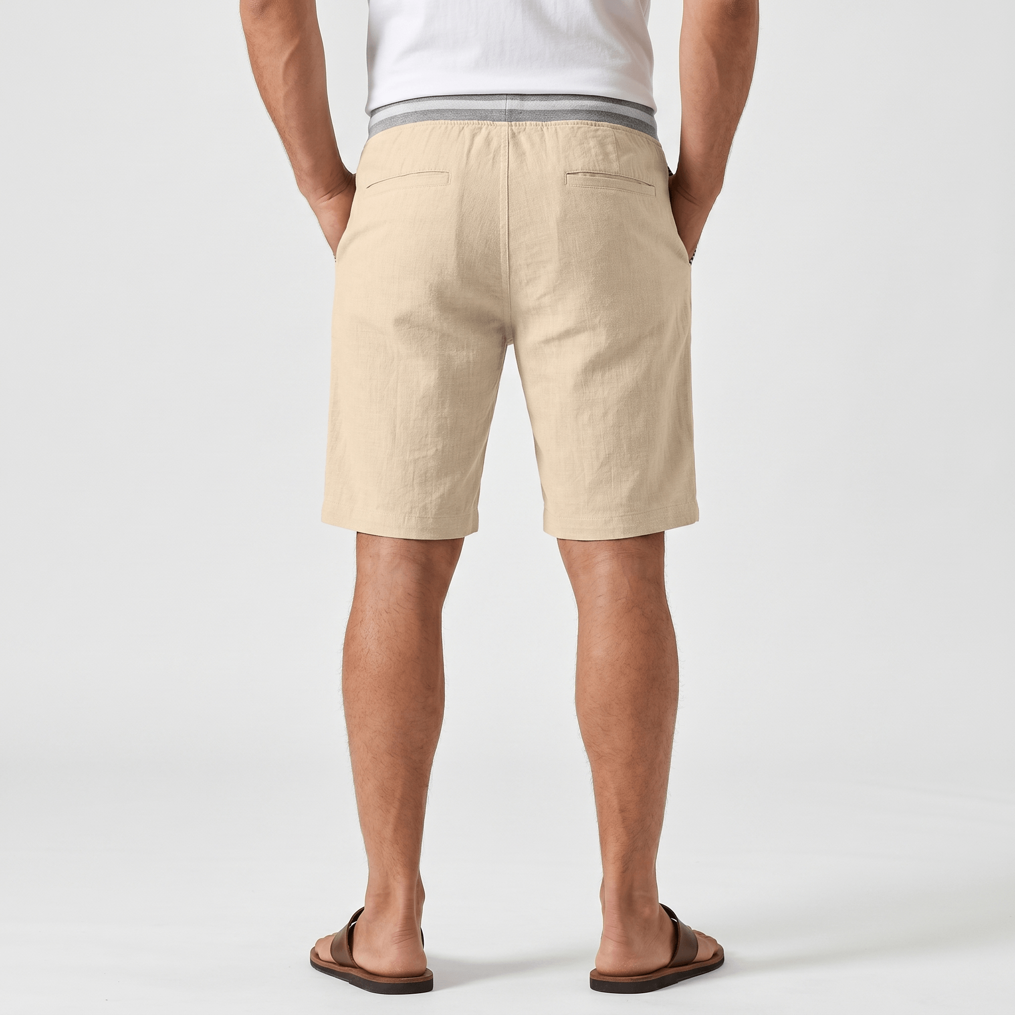 Nicolas Lightweight Summer Shorts – Breathable Relaxed Adjustable Casual Bottoms