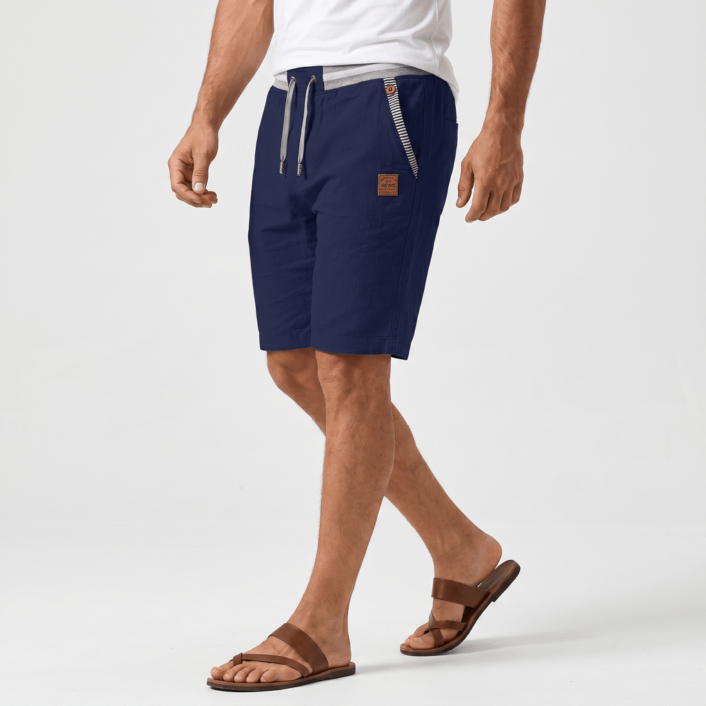 Nicolas Lightweight Summer Shorts – Breathable Relaxed Adjustable Casual Bottoms