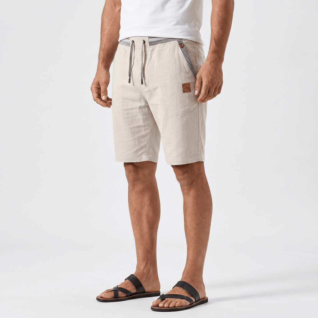 Nicolas Lightweight Summer Shorts – Breathable Relaxed Adjustable Casual Bottoms