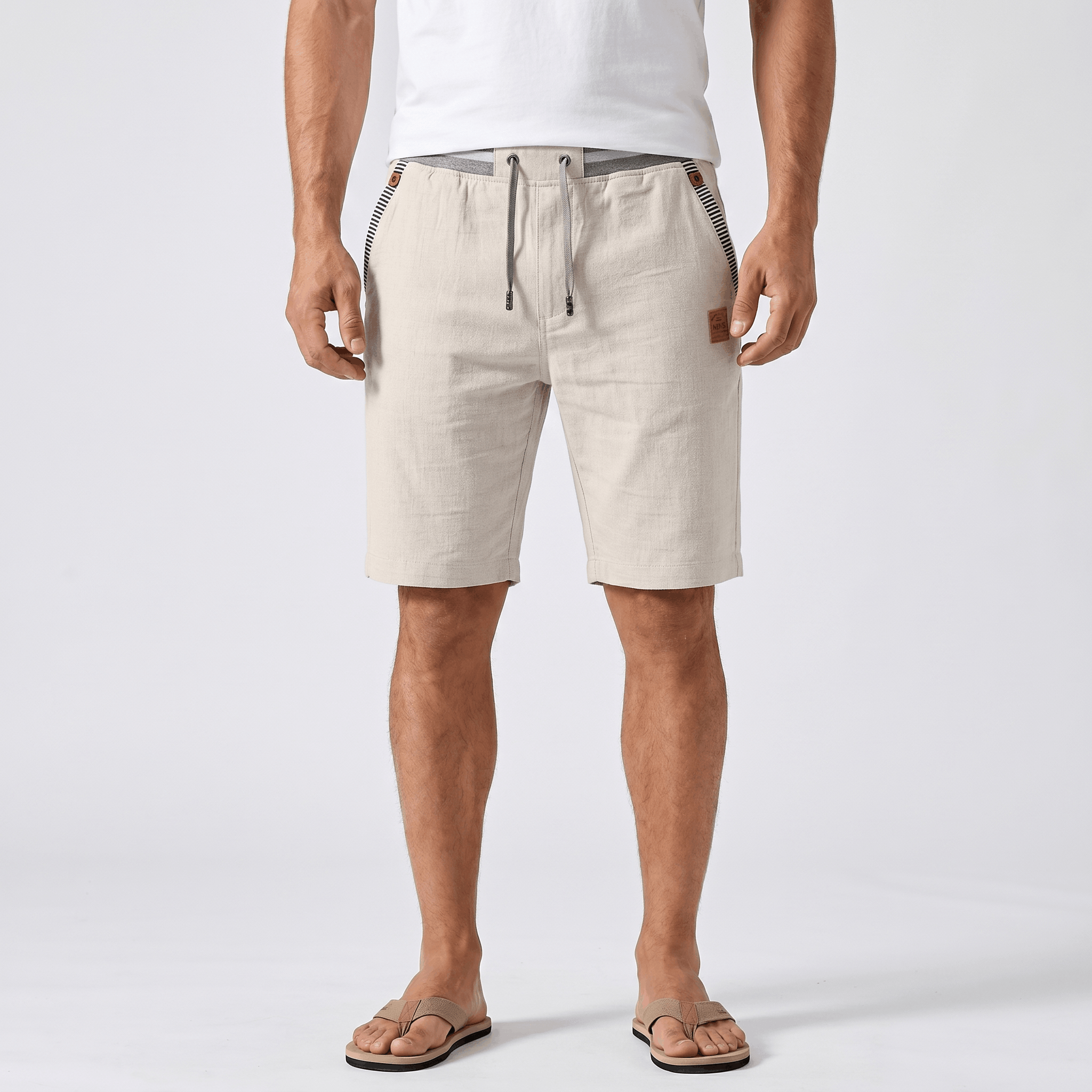 Nicolas Lightweight Summer Shorts – Breathable Relaxed Adjustable Casual Bottoms