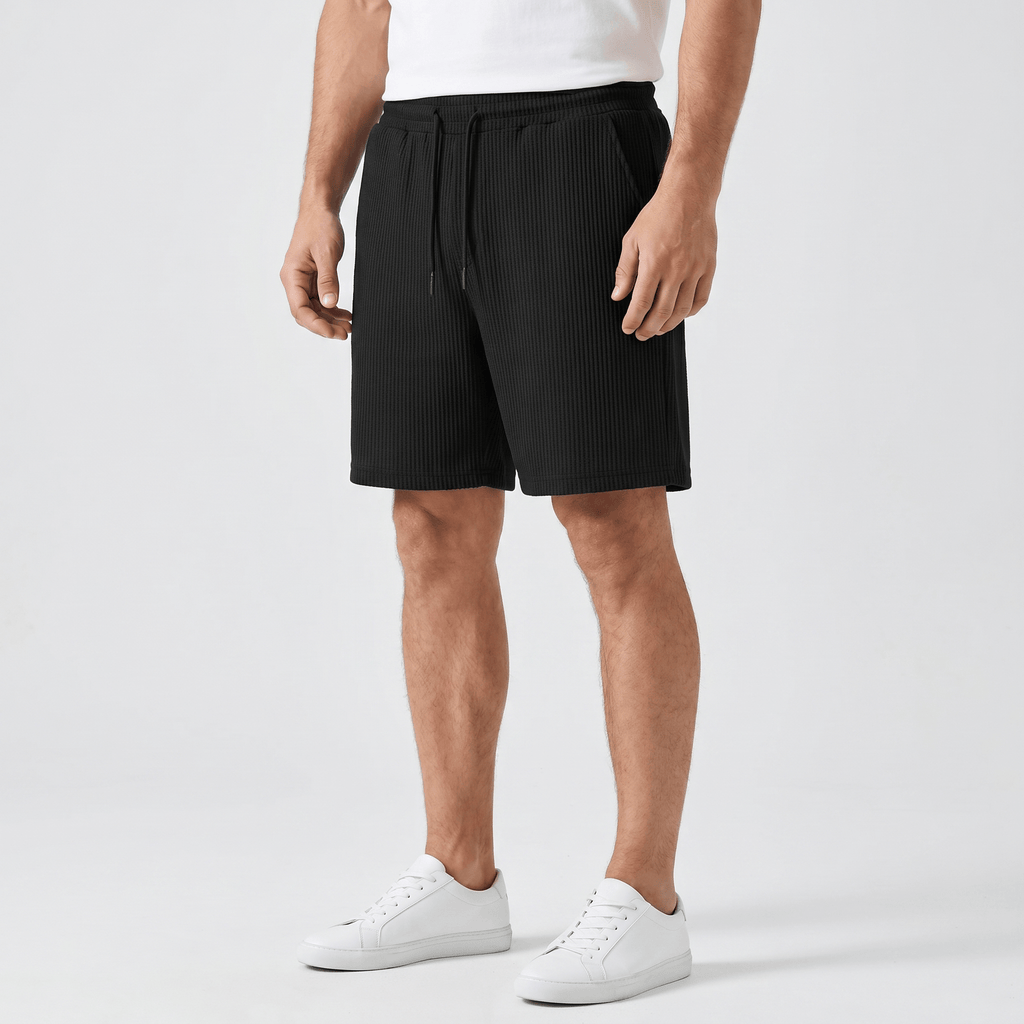 William Linen Blend Shorts – Drawstring Breathable Relaxed Beach Bottoms