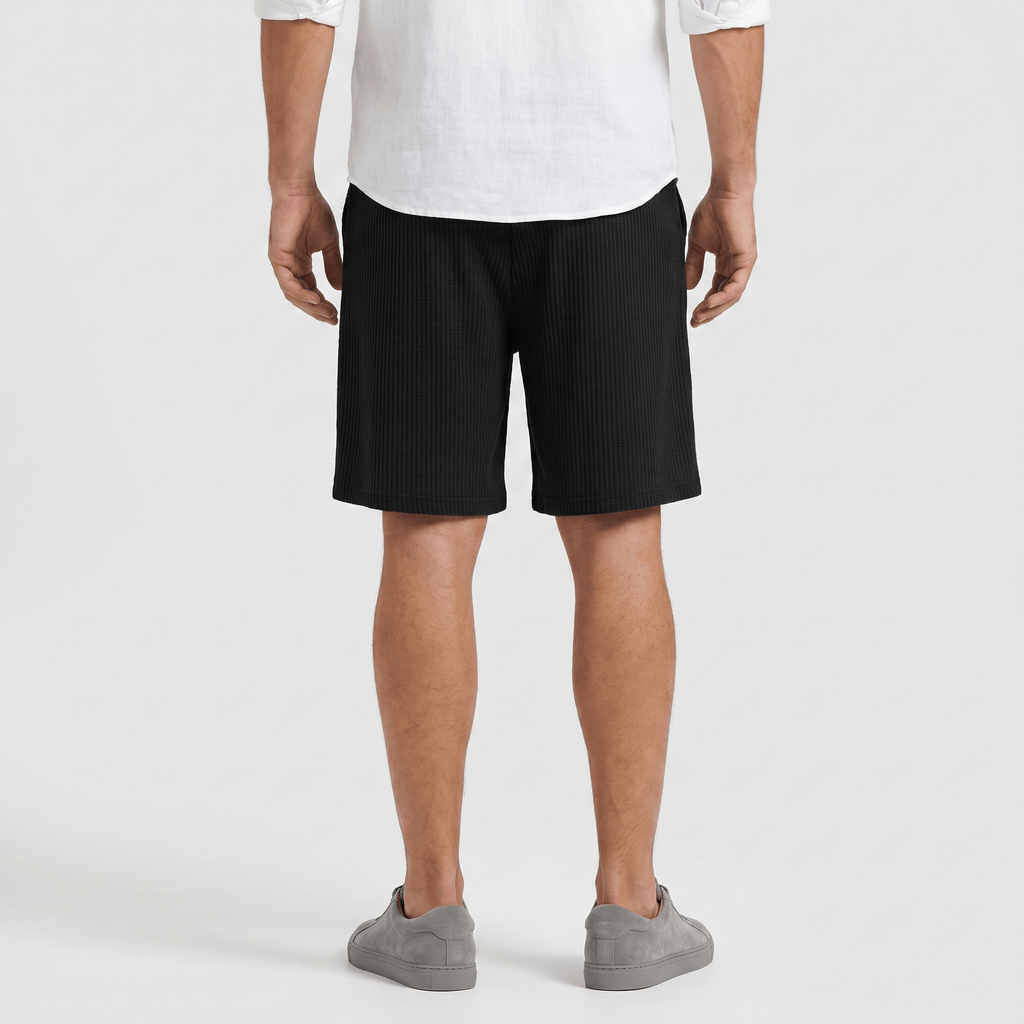 William Linen Blend Shorts – Drawstring Breathable Relaxed Beach Bottoms