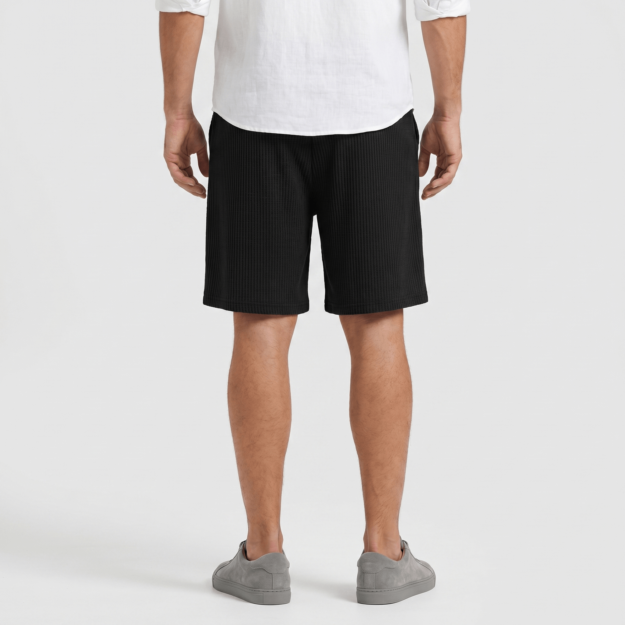 William Linen Blend Shorts – Drawstring Breathable Relaxed Beach Bottoms