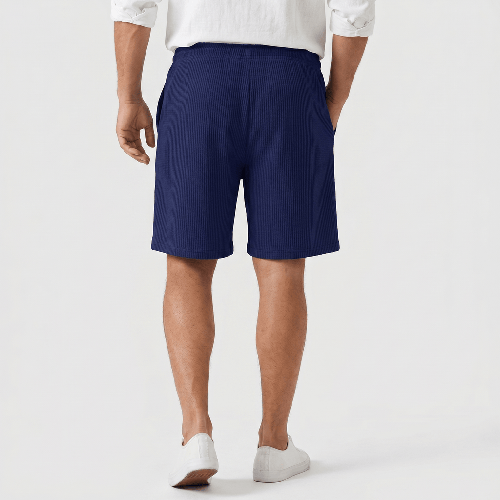 William Linen Blend Shorts – Drawstring Breathable Relaxed Beach Bottoms