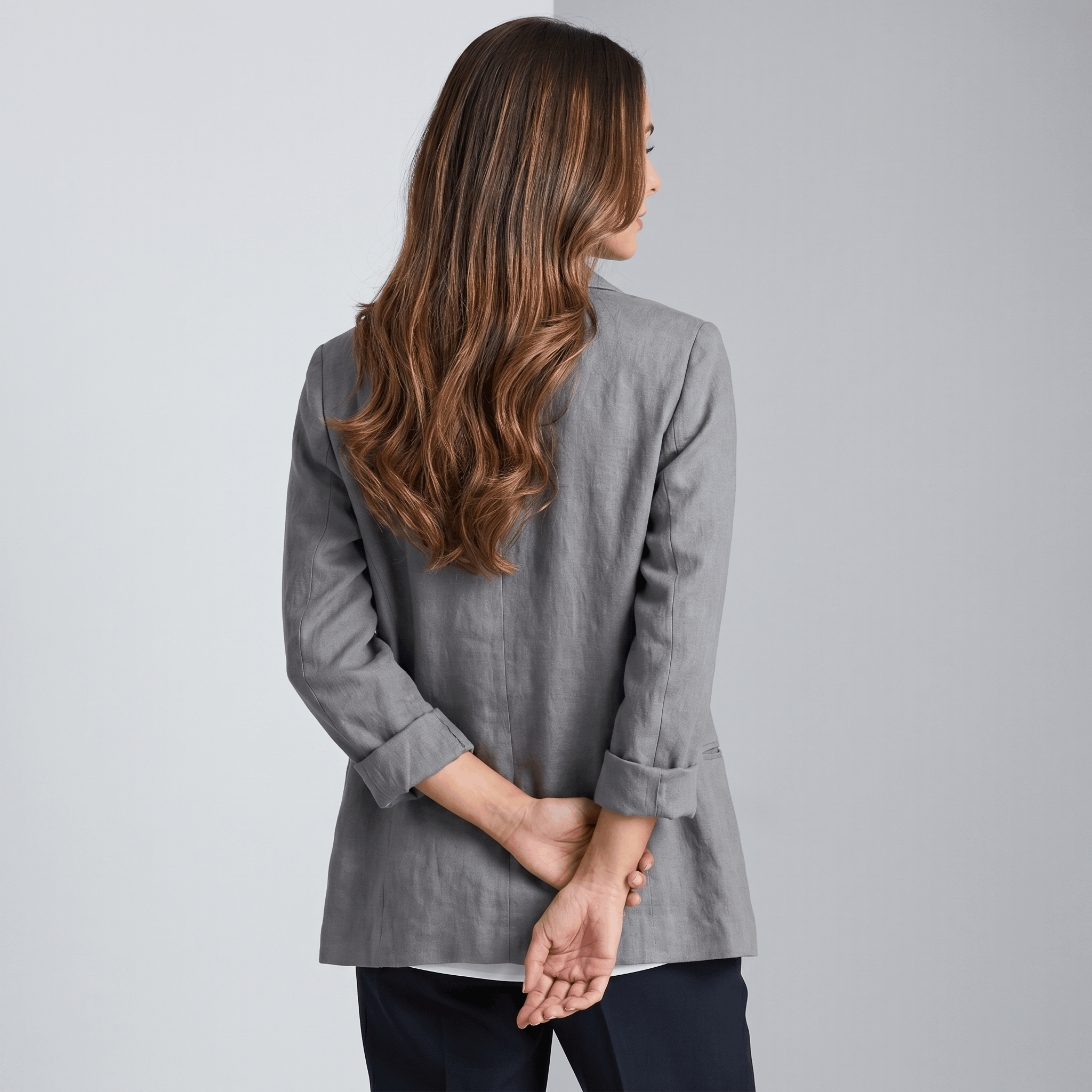 Imee Tailored Linen Blazer — Lightweight Relaxed Summer Layering Piece