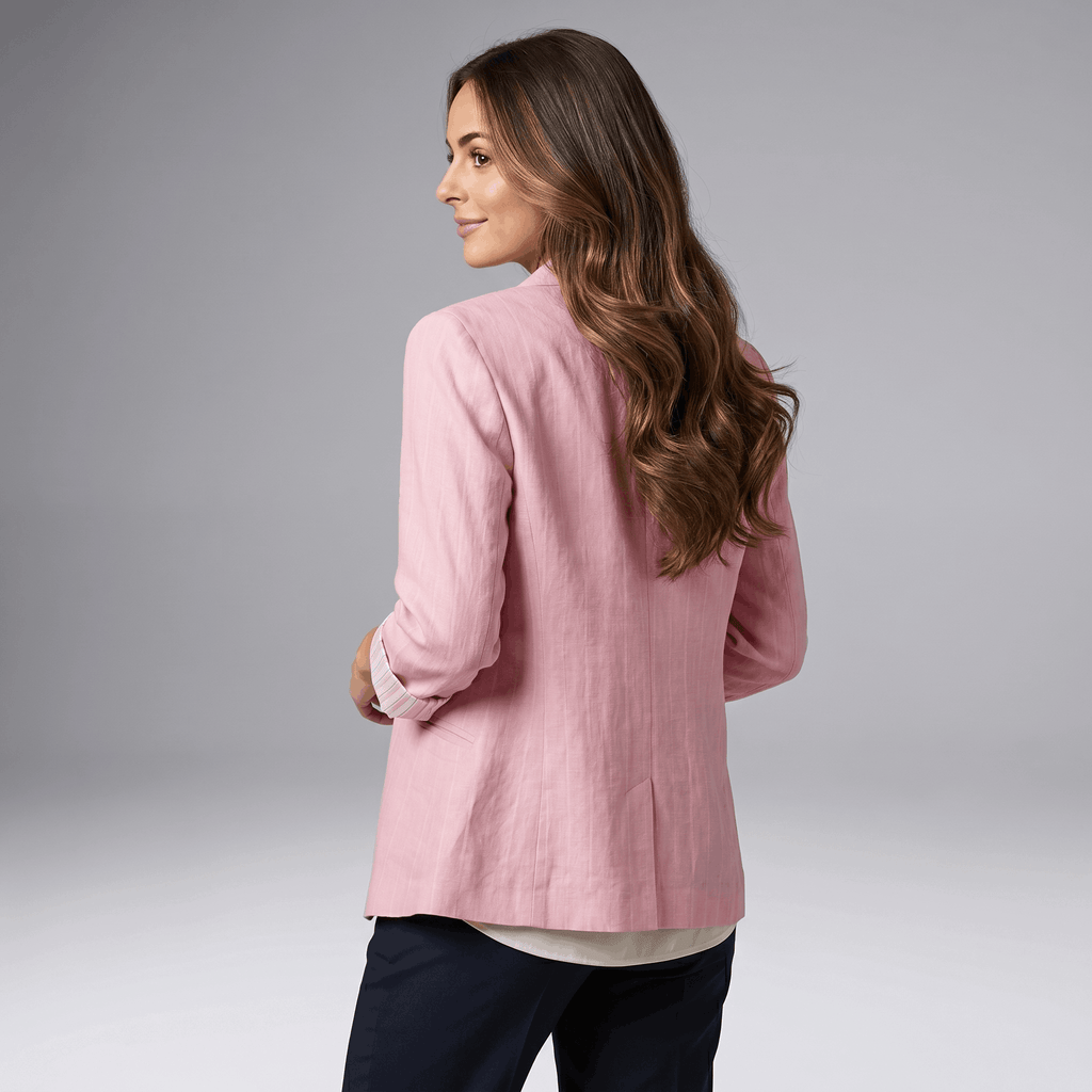 Bianca Lightweight Linen Blazer – Slim Fit Tailored Summer Jacket