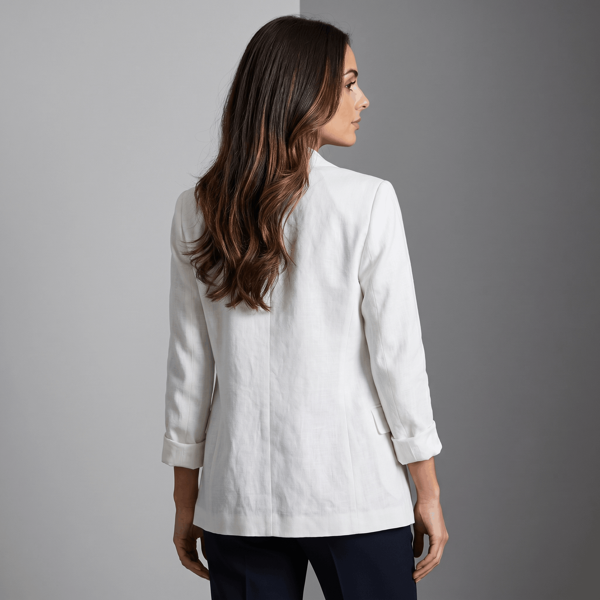 Bianca Lightweight Linen Blazer – Slim Fit Tailored Summer Jacket