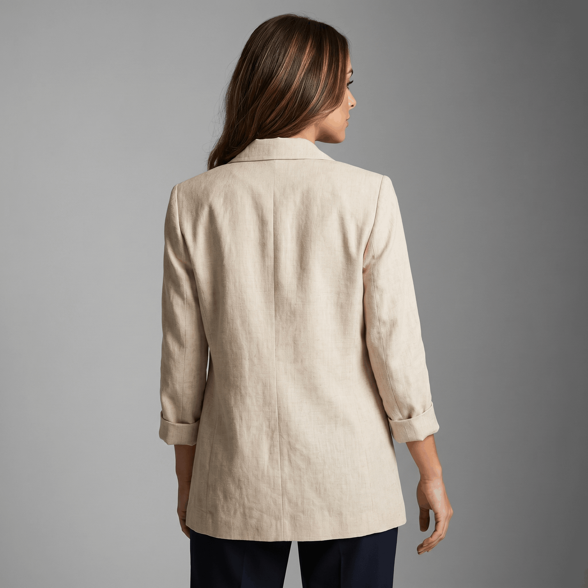 Bianca Lightweight Linen Blazer – Slim Fit Tailored Summer Jacket