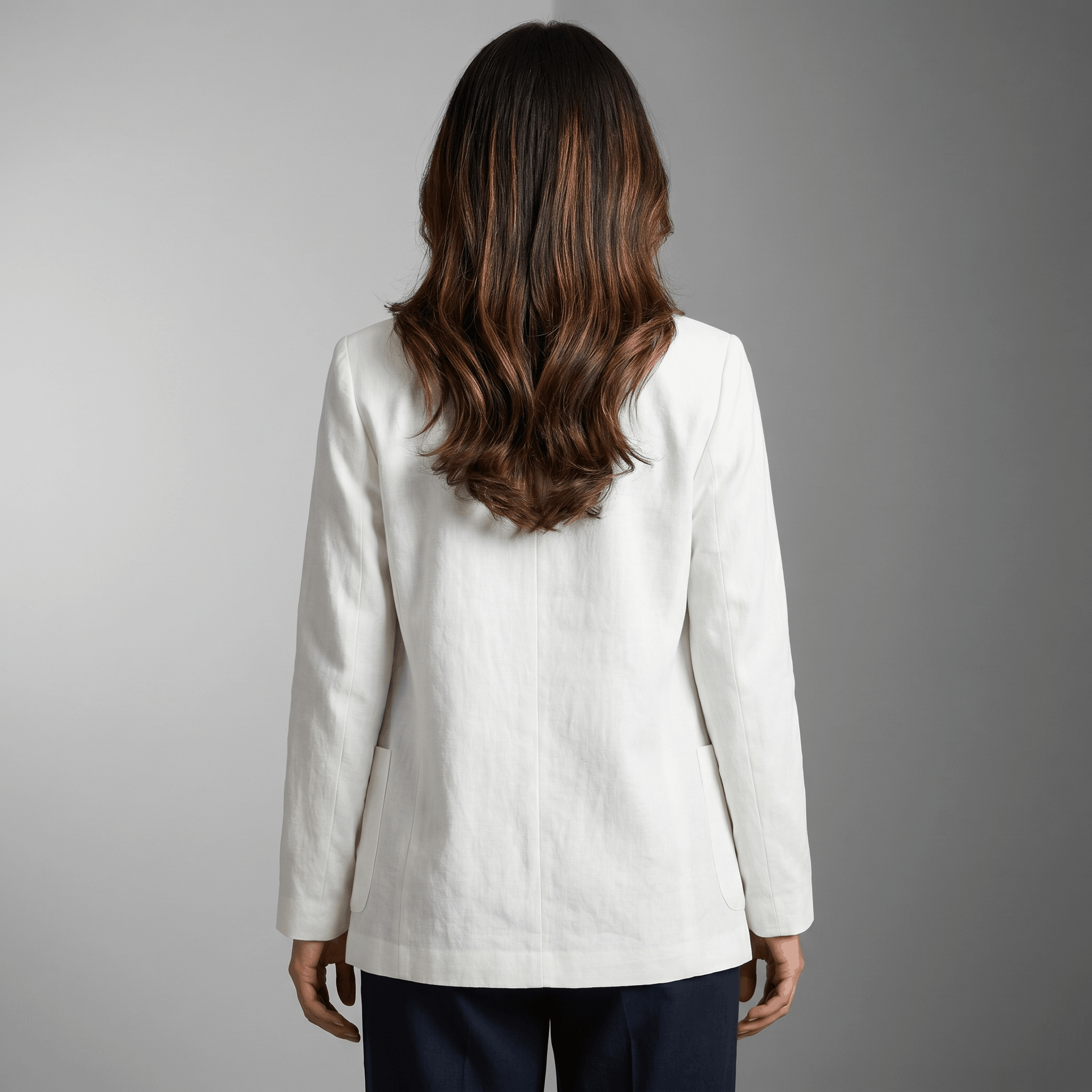 Megan Lightweight Linen Blazer – Tailored Relaxed Everyday Layering Jacket