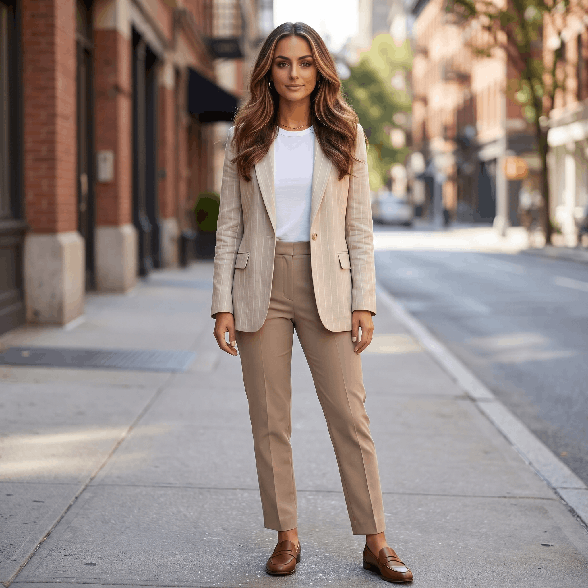 Bianca Lightweight Linen Blazer – Slim Fit Tailored Summer Jacket