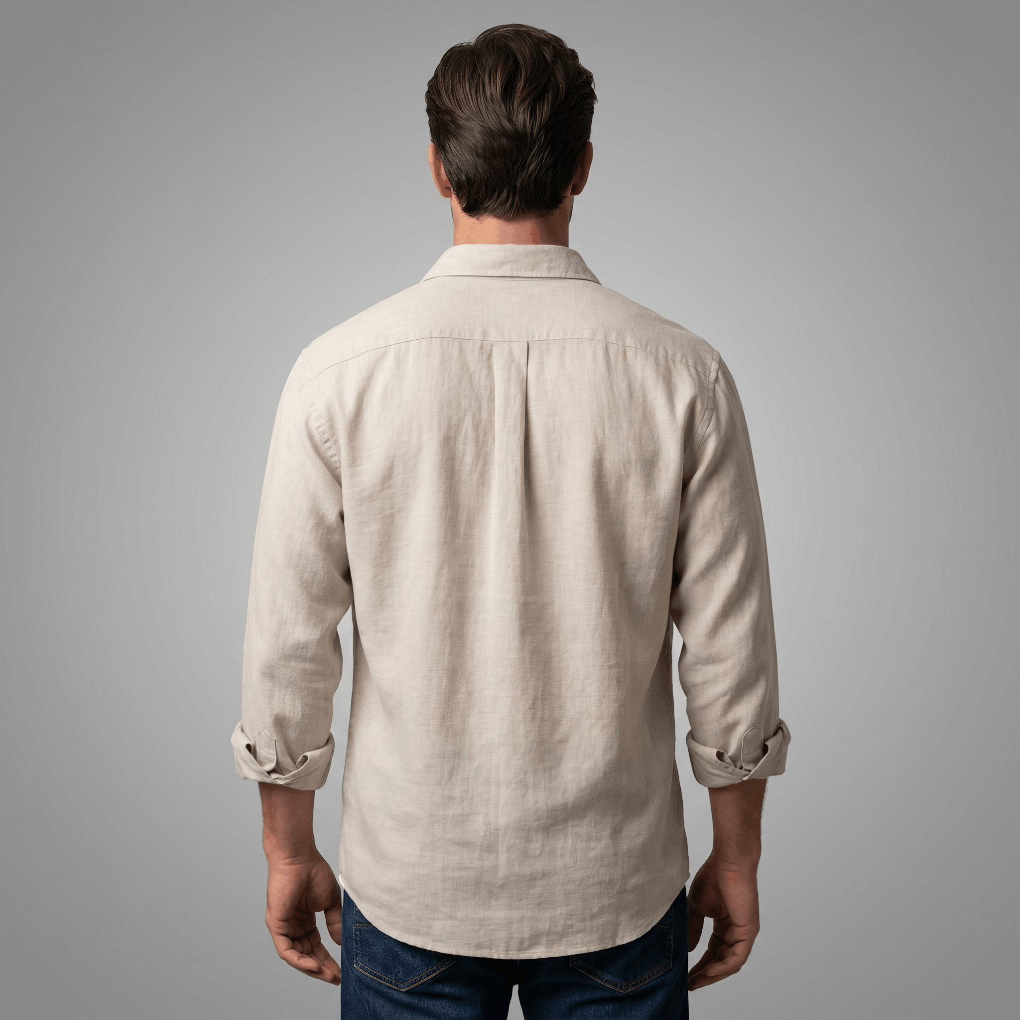 Connor Long Sleeve Linen Shirt – Relaxed Smart Casual Essential