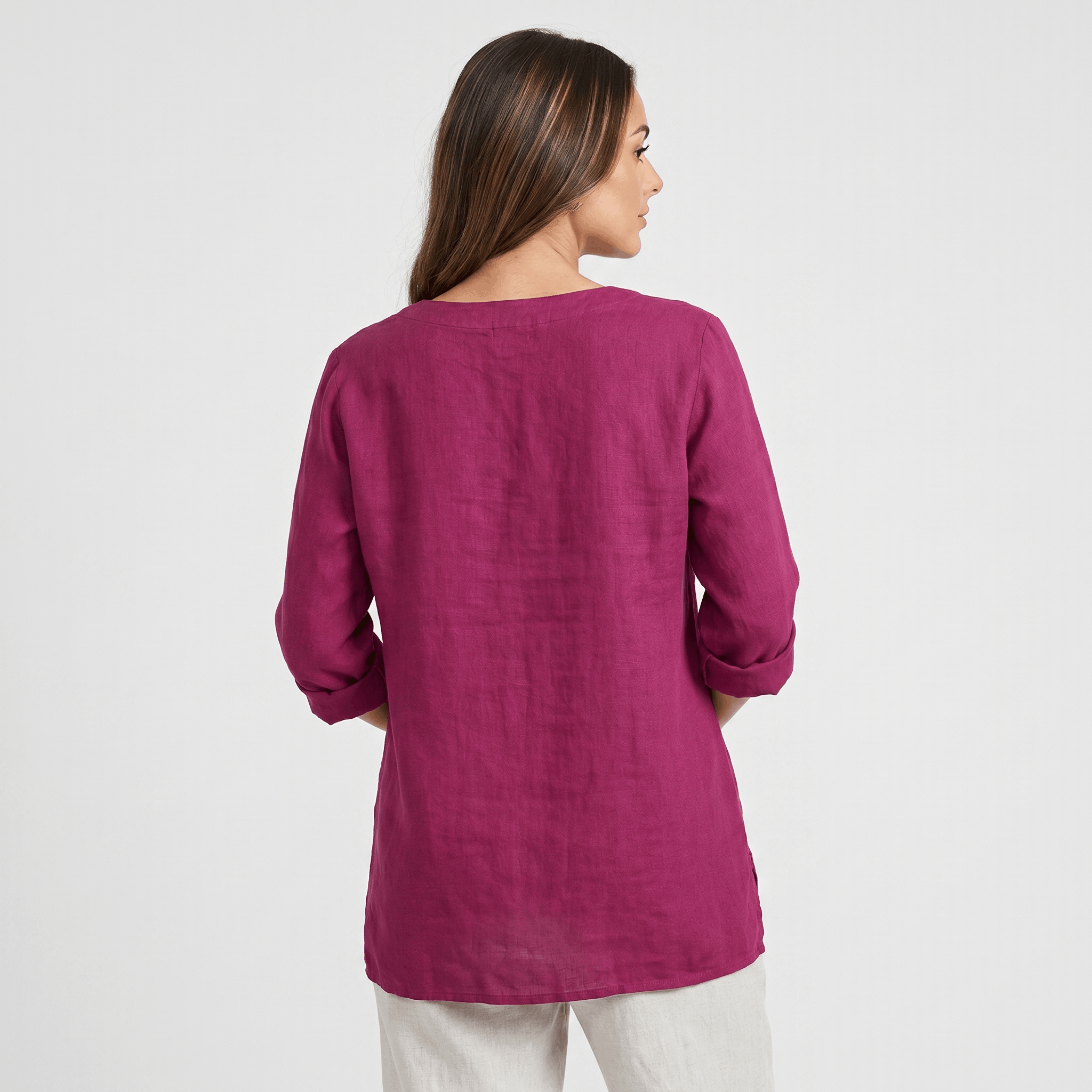 Sophia Airy Linen Blouse – Relaxed Lightweight Everyday Summer Top