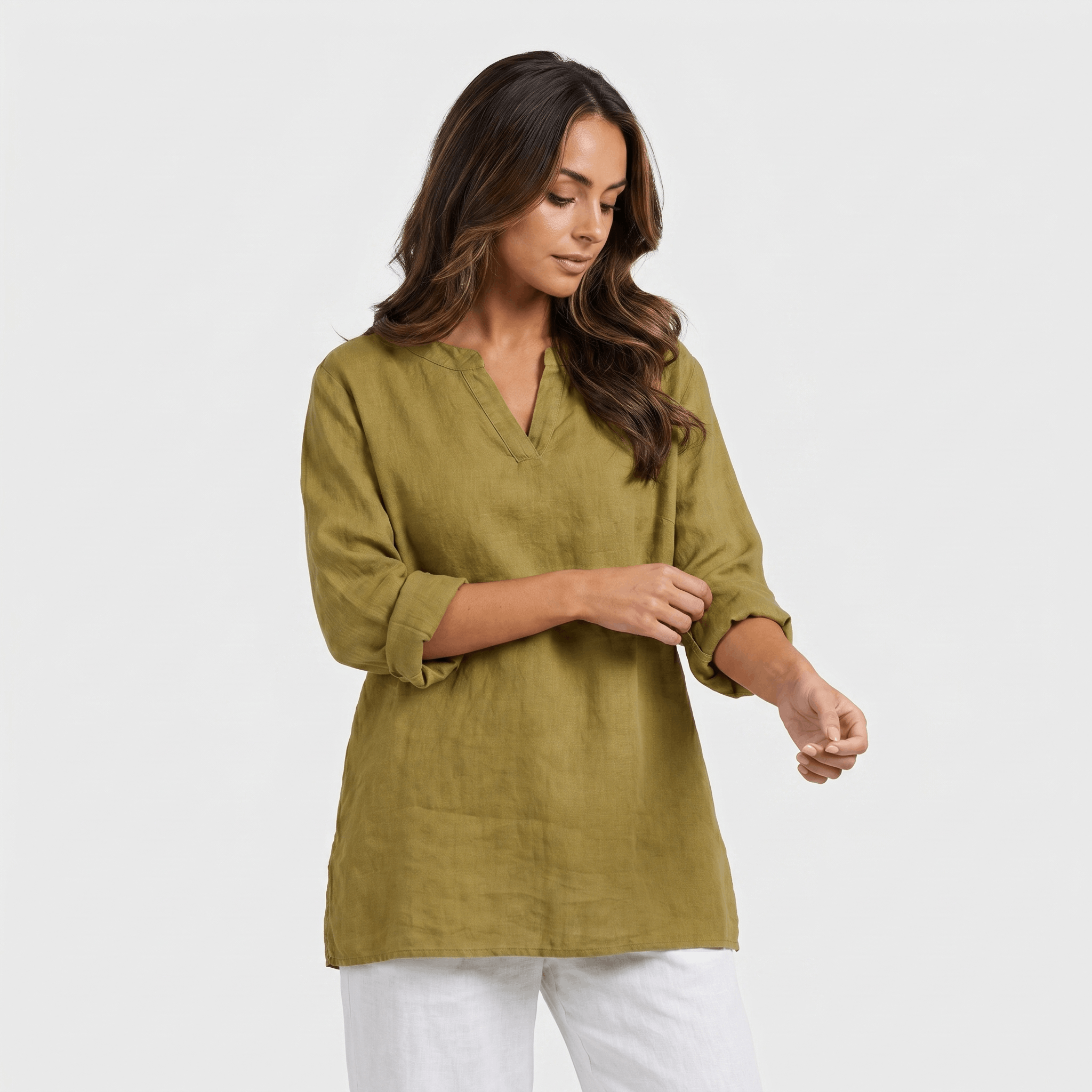 Sophia Airy Linen Blouse – Relaxed Lightweight Everyday Summer Top