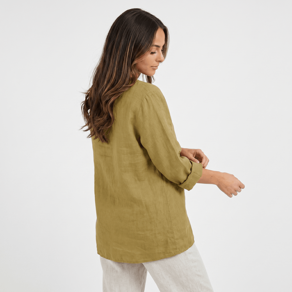 Sophia Airy Linen Blouse – Relaxed Lightweight Everyday Summer Top