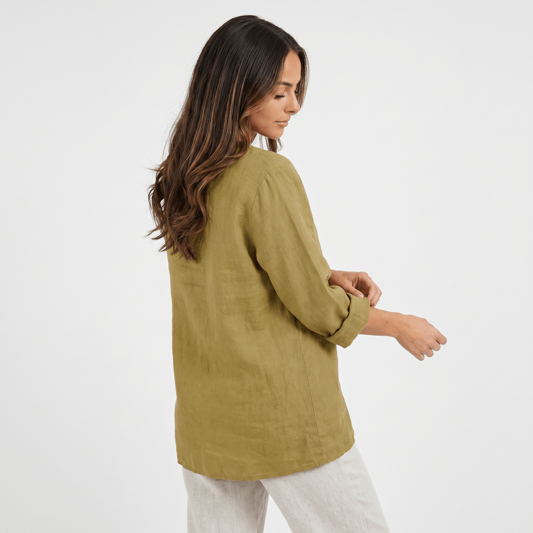 Sophia Airy Linen Blouse – Relaxed Lightweight Everyday Summer Top