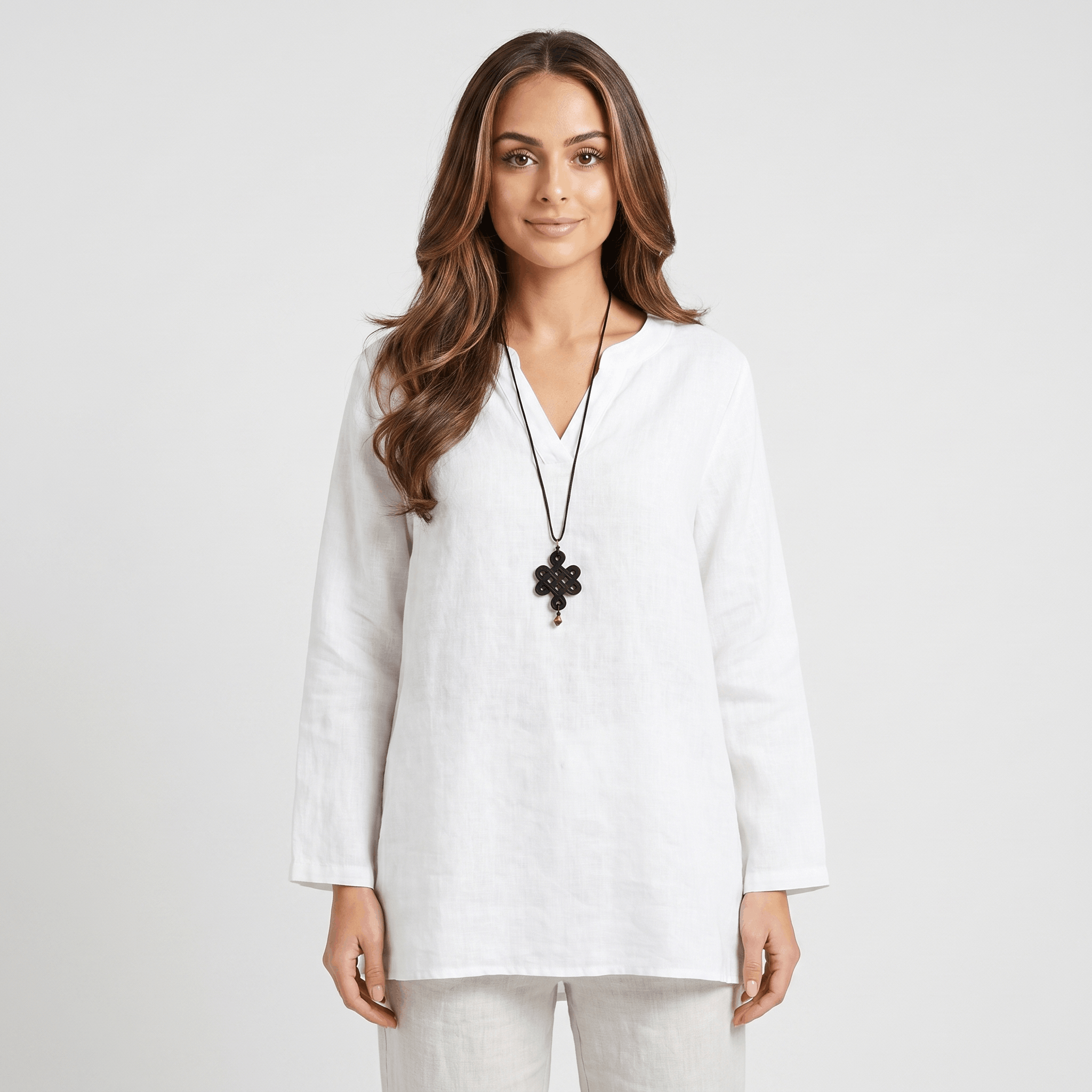 Sophia Airy Linen Blouse – Relaxed Lightweight Everyday Summer Top