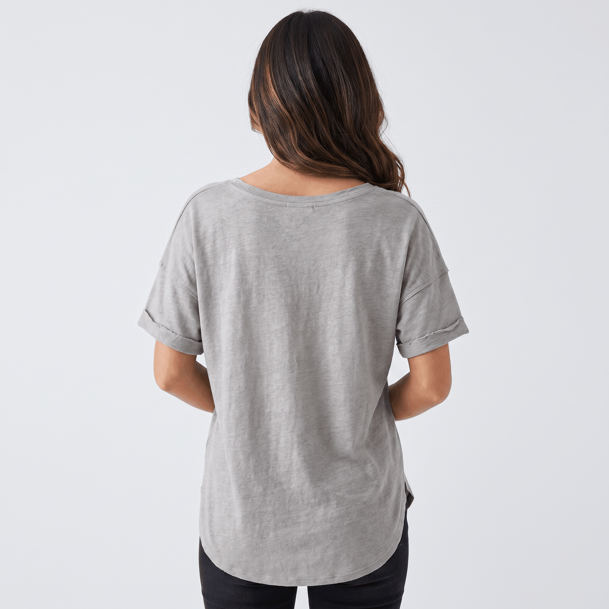 Emma Linen Blend Oversized T-Shirt – Relaxed Lightweight Everyday Casual Top