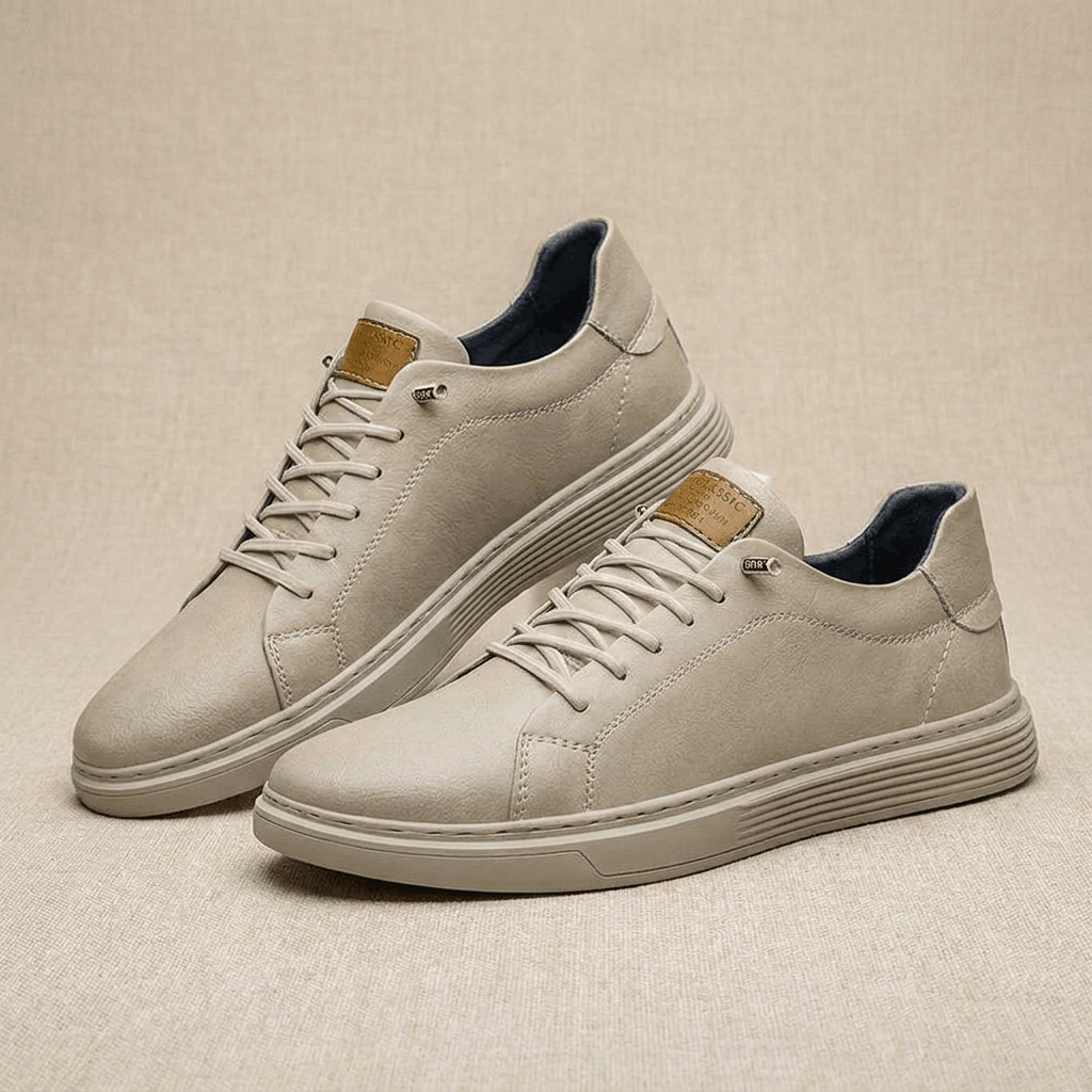 Melvin Italian Leather Sneakers – Cushioned Classic Everyday Shoes