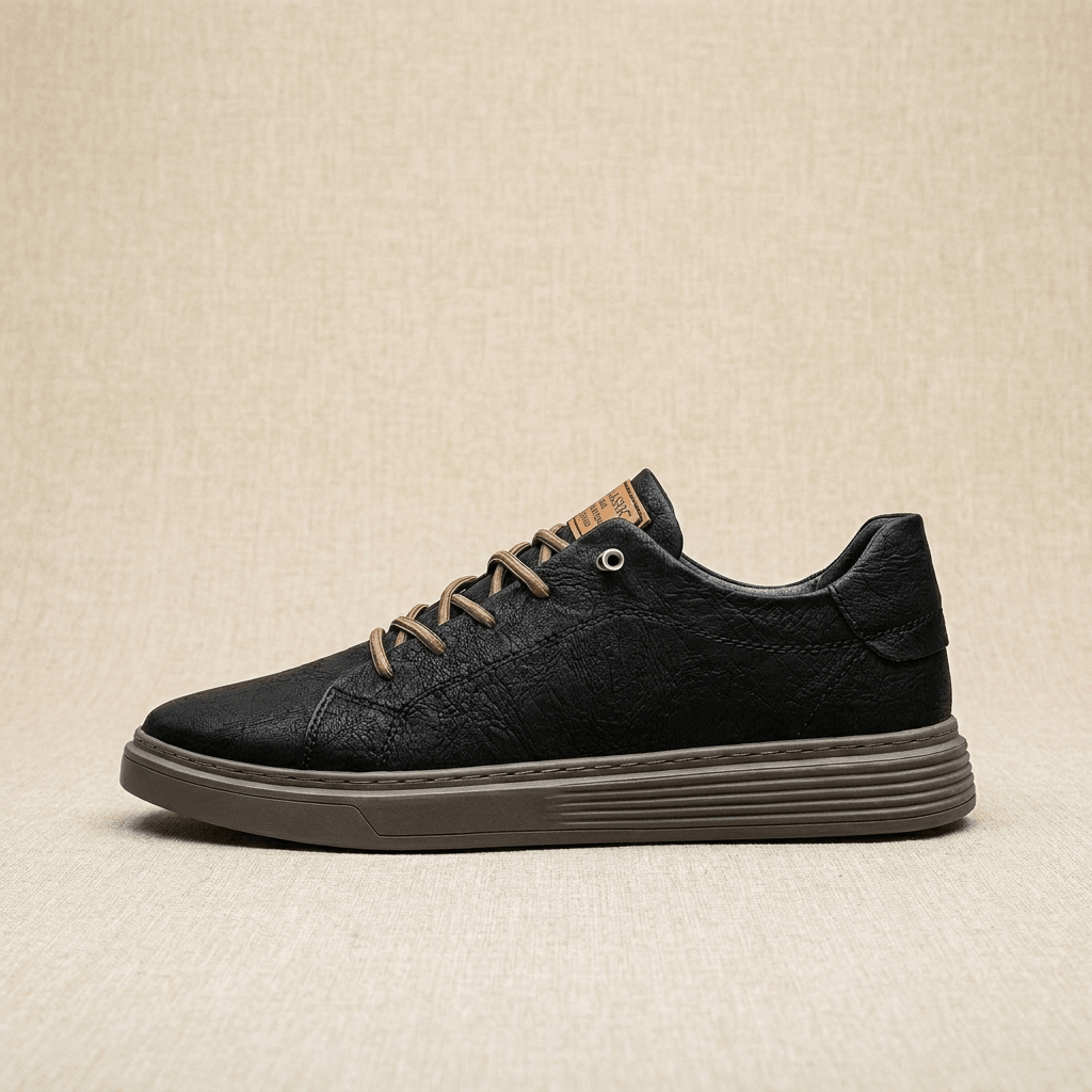 Melvin Italian Leather Sneakers – Cushioned Classic Everyday Shoes