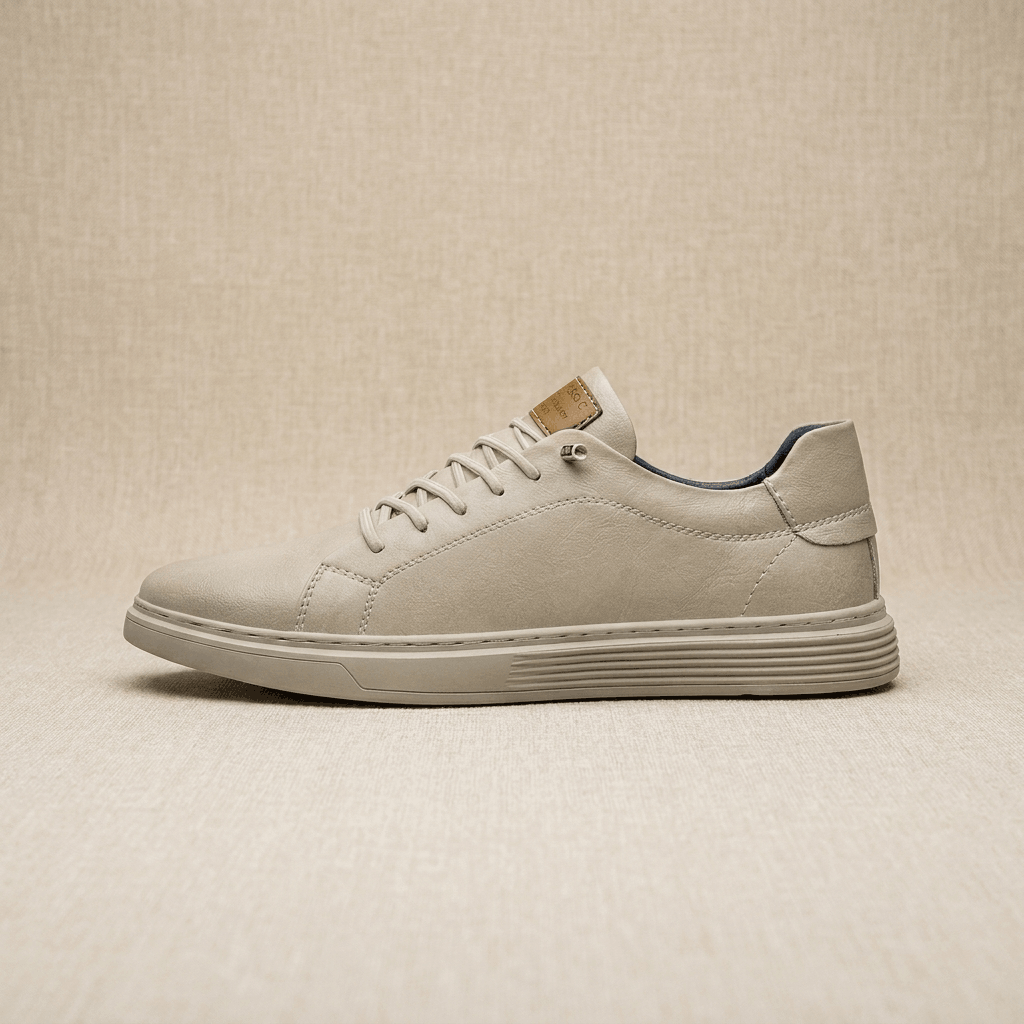 Melvin Italian Leather Sneakers – Cushioned Classic Everyday Shoes