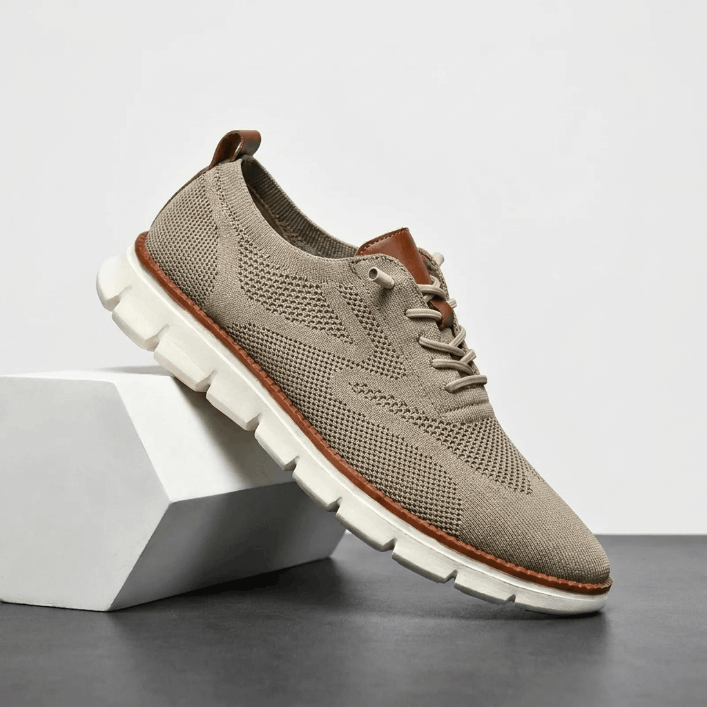 Henry Lightweight Knit Dress Sneakers – Cushioned Business Casual Walking Shoes