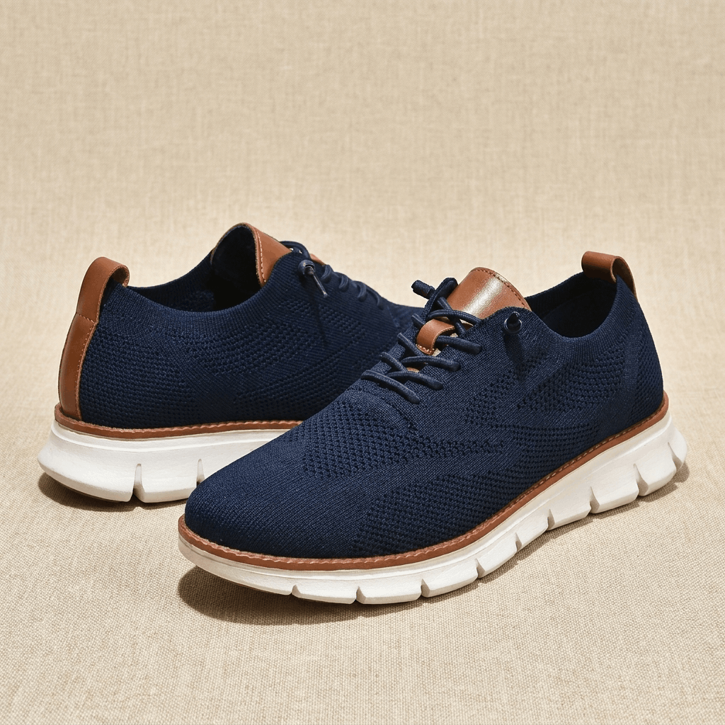 Henry Lightweight Knit Dress Sneakers – Cushioned Business Casual Walking Shoes