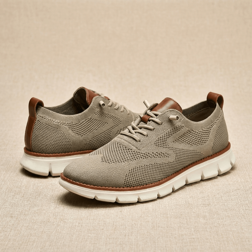 Henry Lightweight Knit Dress Sneakers – Cushioned Business Casual Walking Shoes