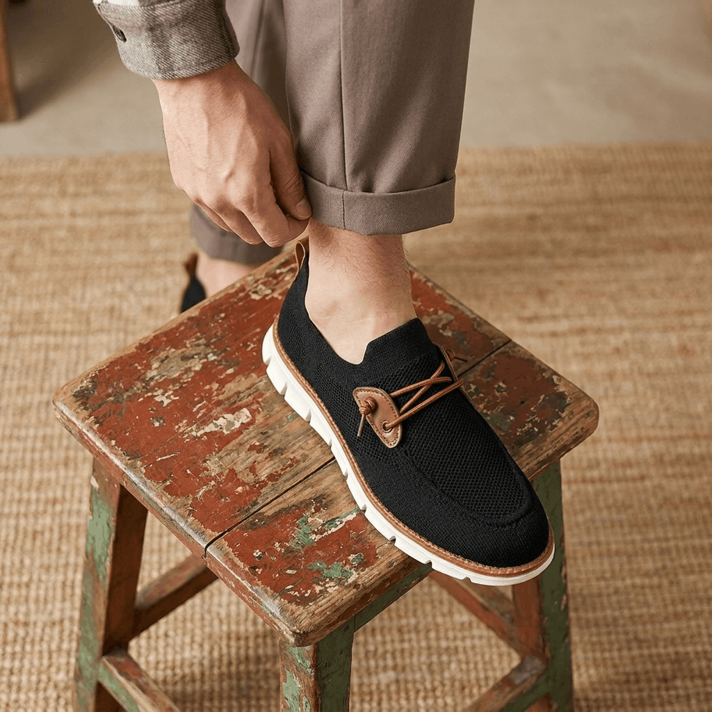 Emil Lightweight Knit Sneakers – Cushioned Breathable Walking Shoes