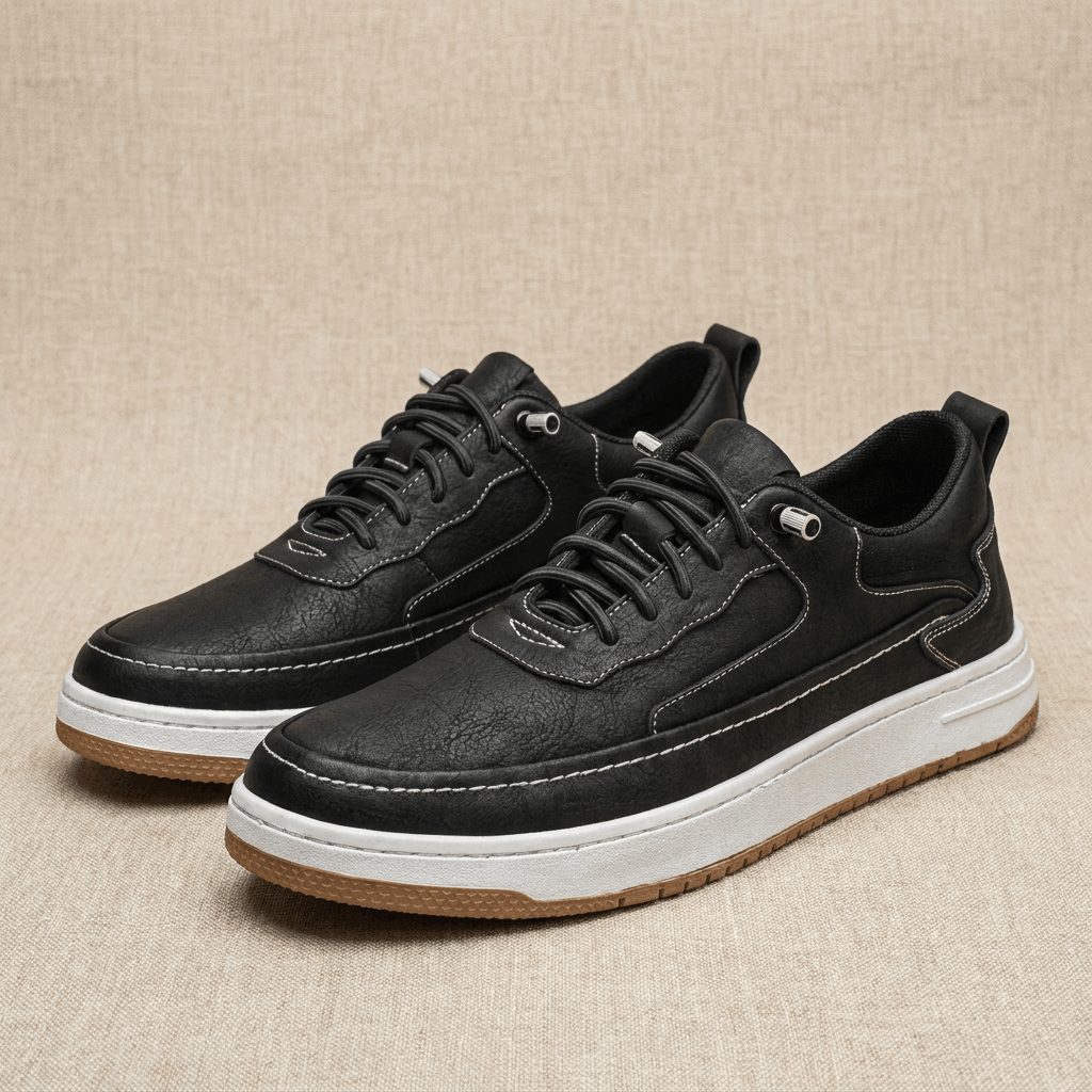 Jordan Genuine Leather Sneakers – Cushioned Classic Everyday Shoes
