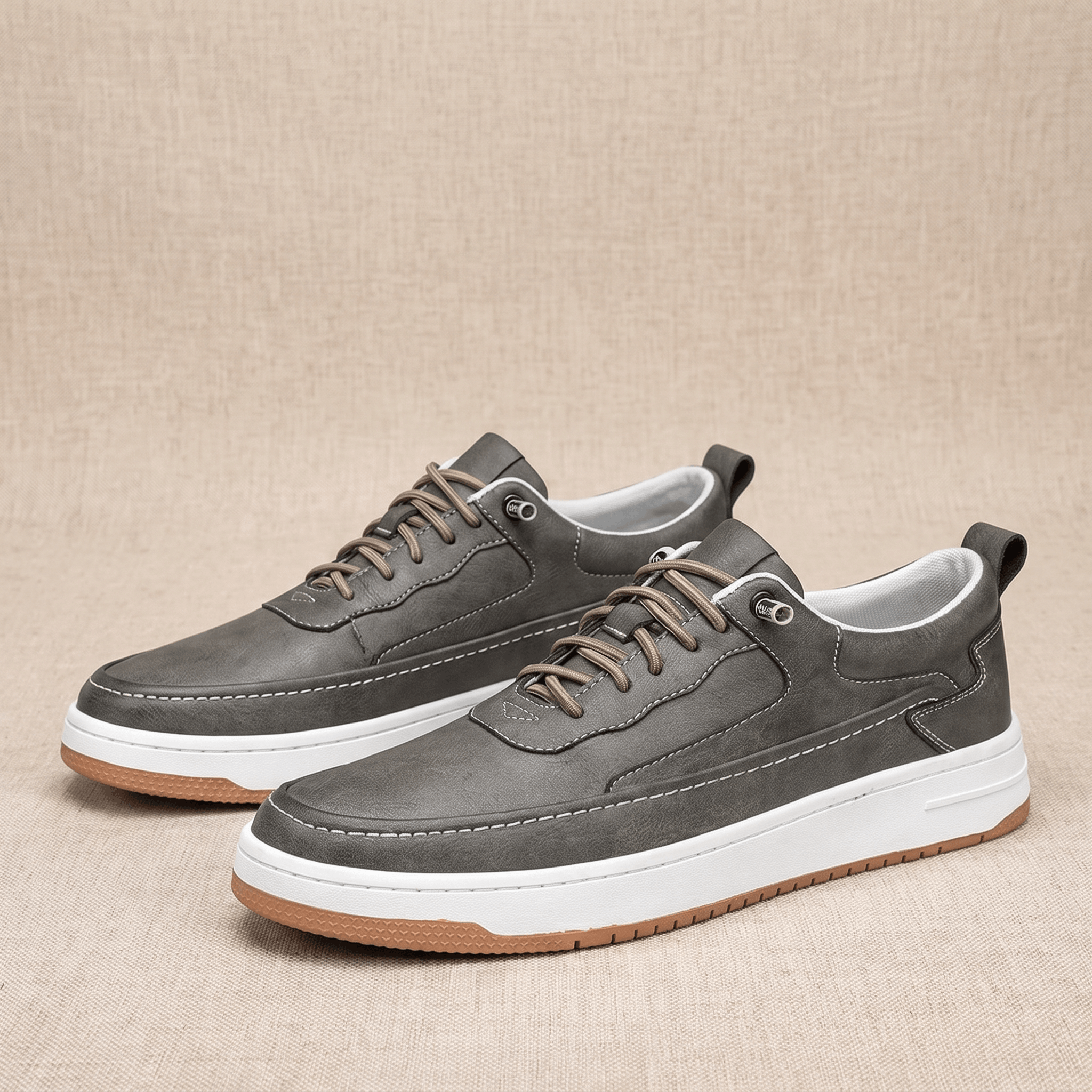 Jordan Genuine Leather Sneakers – Cushioned Classic Everyday Shoes