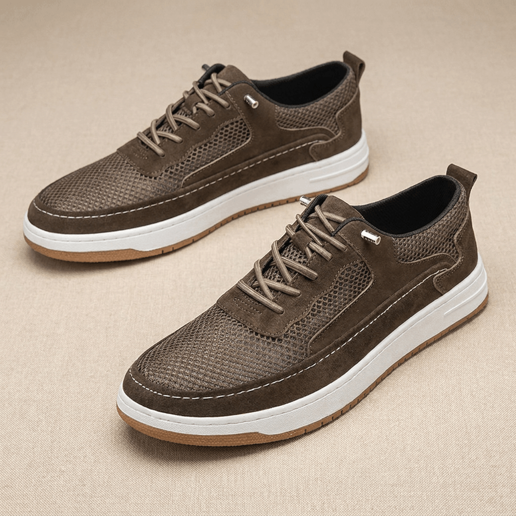 Jordan Genuine Leather Sneakers – Cushioned Classic Everyday Shoes