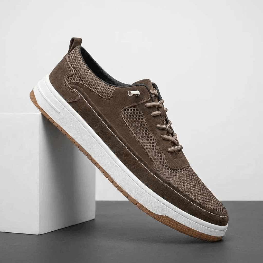 Jordan Genuine Leather Sneakers – Cushioned Classic Everyday Shoes