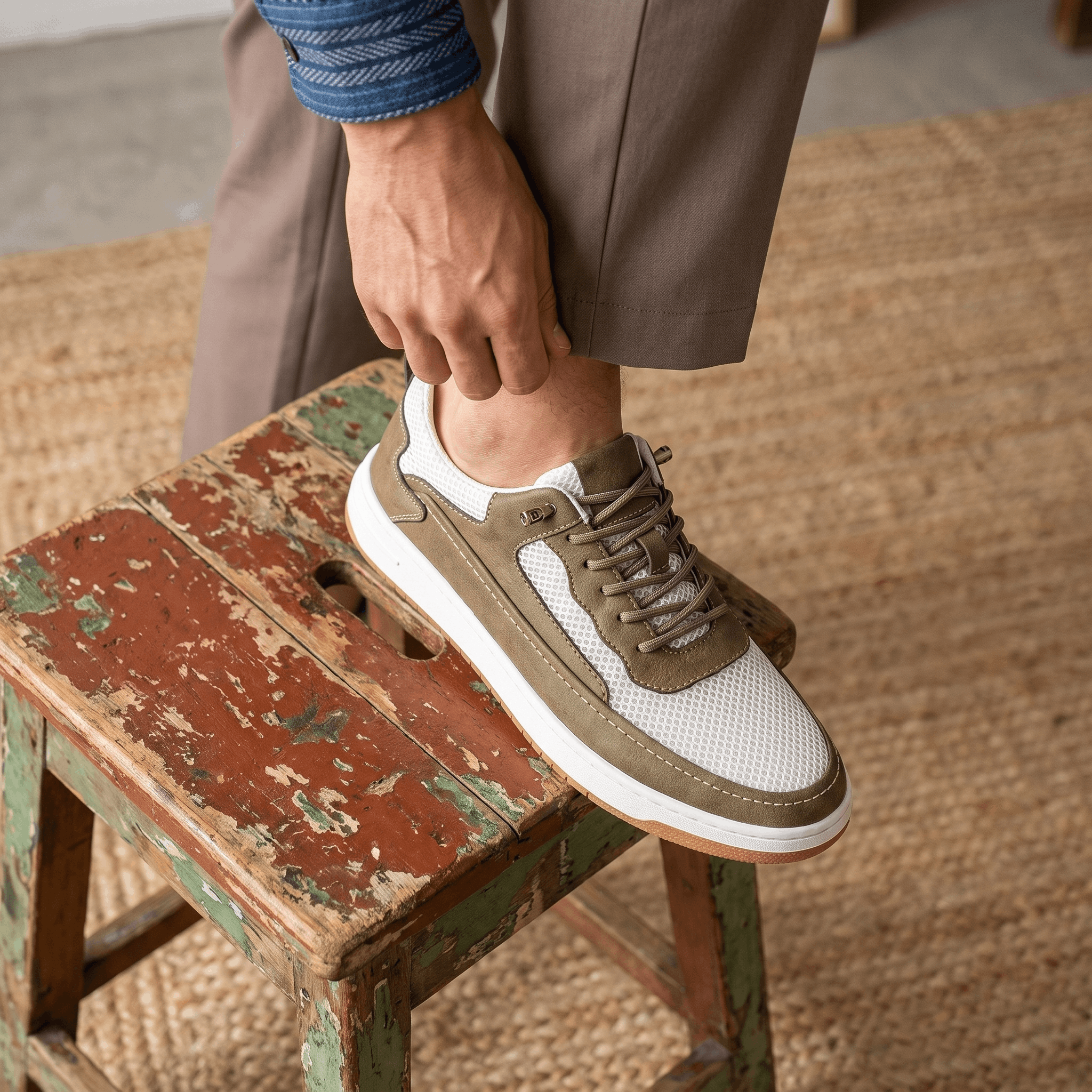 Jordan Genuine Leather Sneakers – Cushioned Classic Everyday Shoes