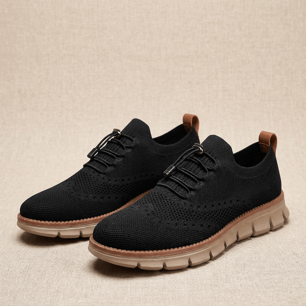 Henry Lightweight Knit Dress Sneakers – Cushioned Business Casual Walking Shoes
