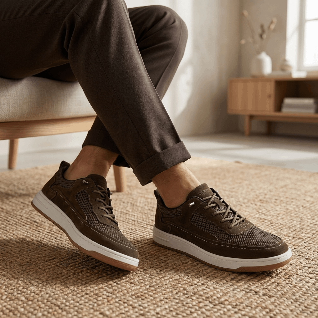 Jordan Genuine Leather Sneakers – Cushioned Classic Everyday Shoes