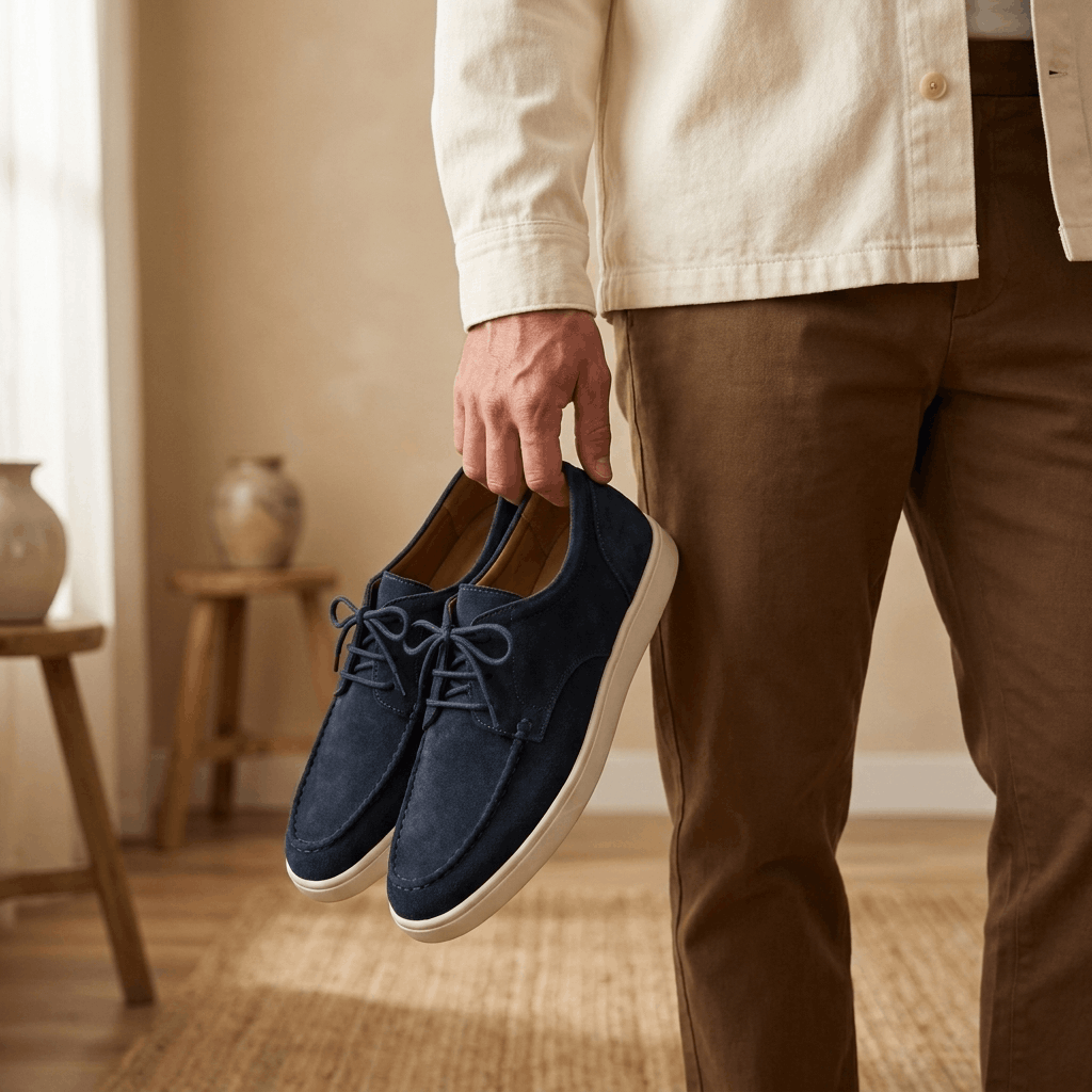 Darwin Casual Derby Shoes – Lightweight Smart Everyday Lace-Up Shoes