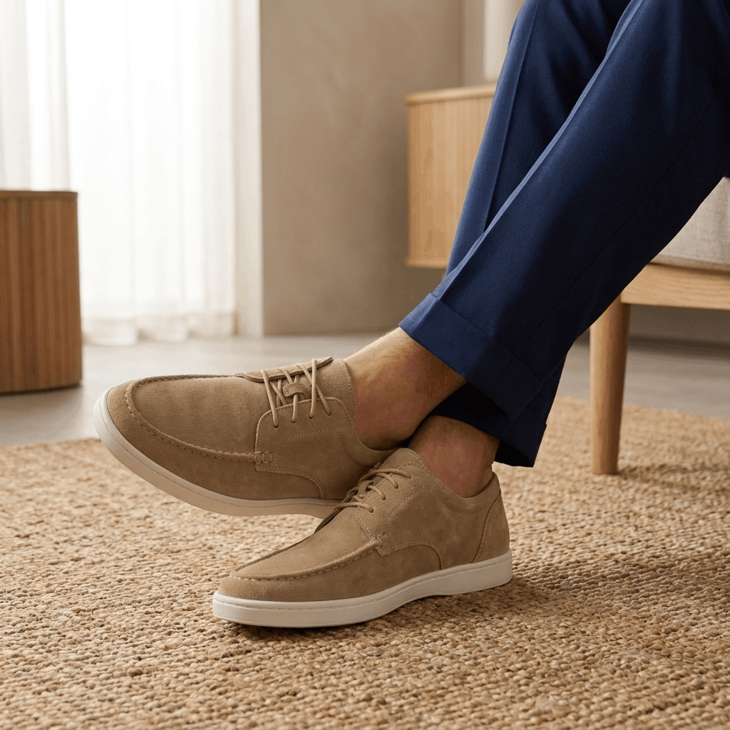 Darwin Casual Derby Shoes – Lightweight Smart Everyday Lace-Up Shoes