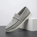 Celeste Suede Slip-On Loafers – Cushioned Everyday Comfort Shoes