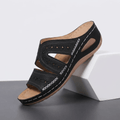 Madeline Comfort Wedge Sandals – Lightweight Arch Support Slip-On Slides