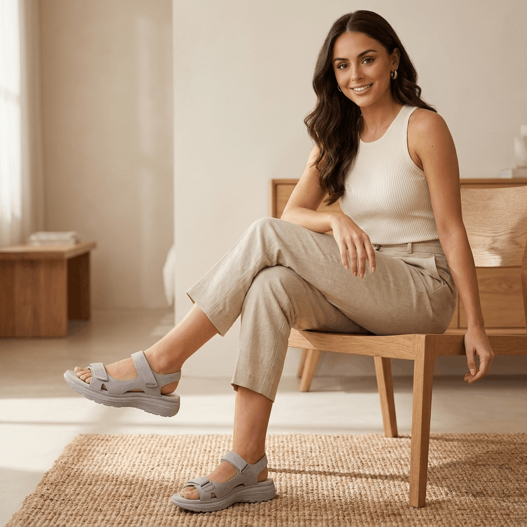 Harper Adjustable Walking Sandals – Lightweight Everyday Comfort Sandals