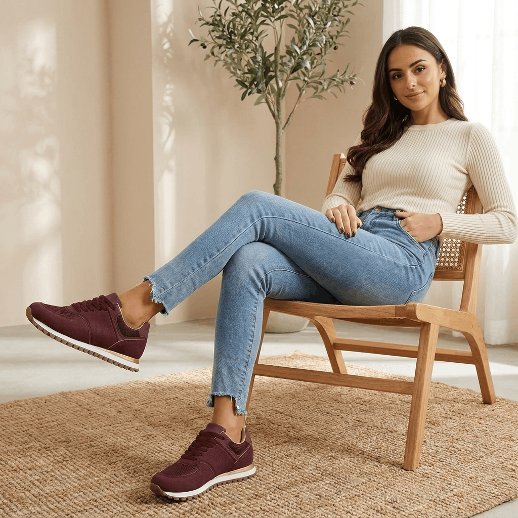 Sophia Breathable Mesh Sneakers – Lightweight Everyday Walking Shoes