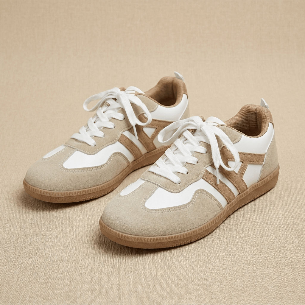Claire Comfort Lace-Up Sneakers – Lightweight Cushioned Walking Shoes