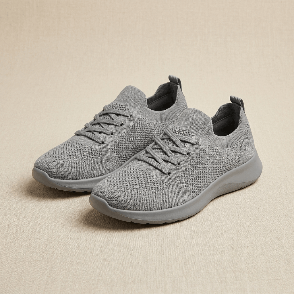Emma Breathable Knit Sneakers – Lightweight Cushioned Walking Shoes