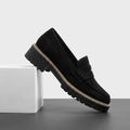 Vivienne Platform Penny Loafers – Chunky Slip-On Comfort Shoes