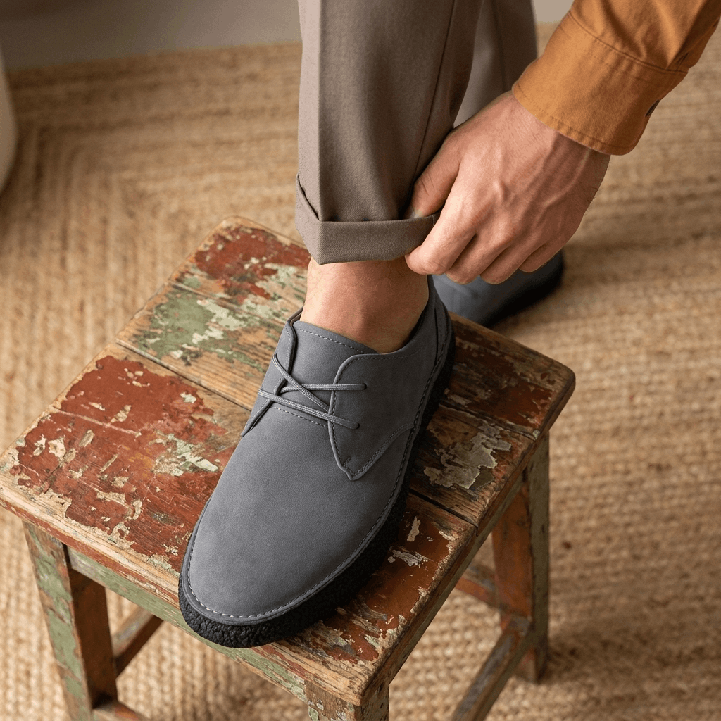 Nicolas Suede Casual Shoes – Cushioned Everyday Comfort Footwear