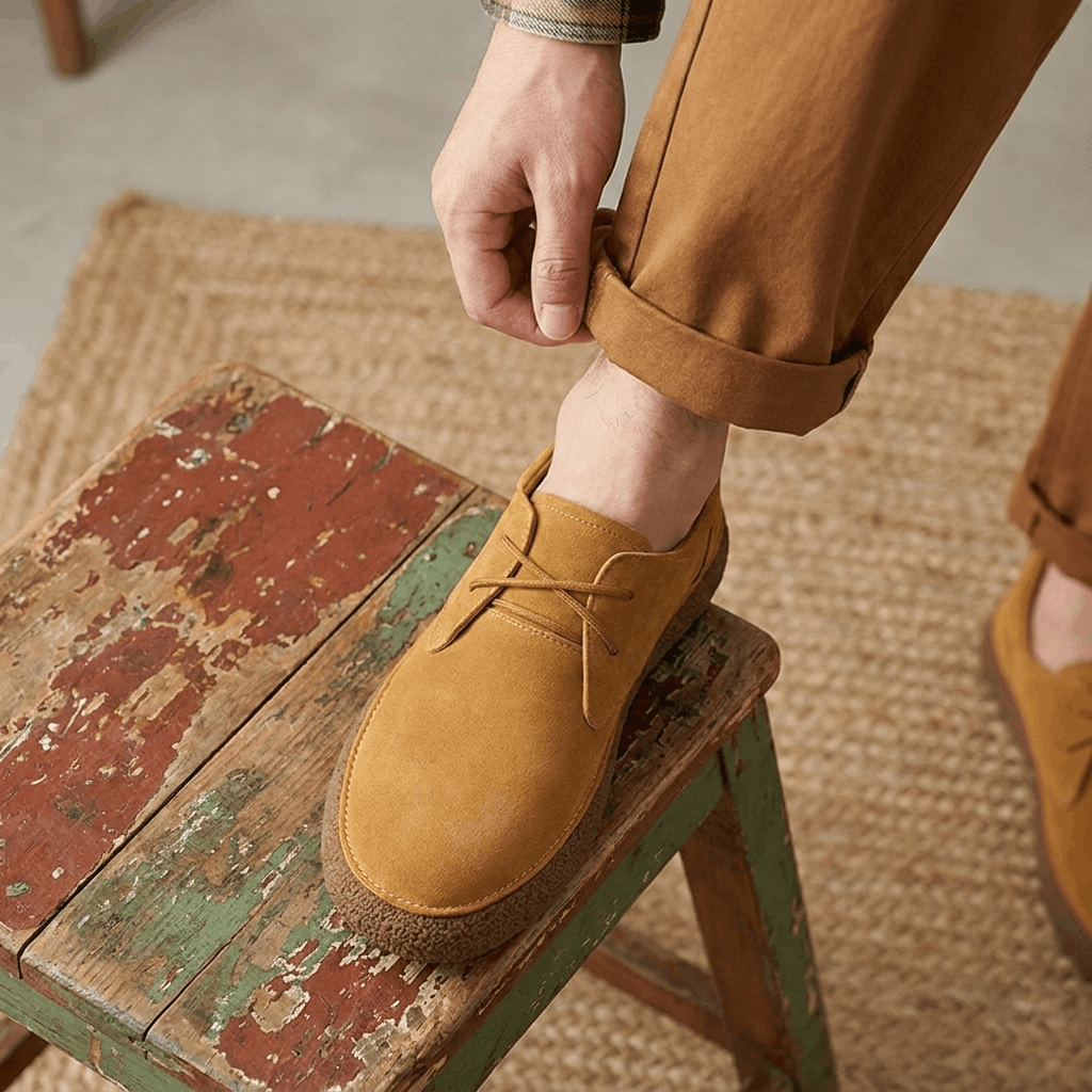 Nicolas Suede Casual Shoes – Cushioned Everyday Comfort Footwear