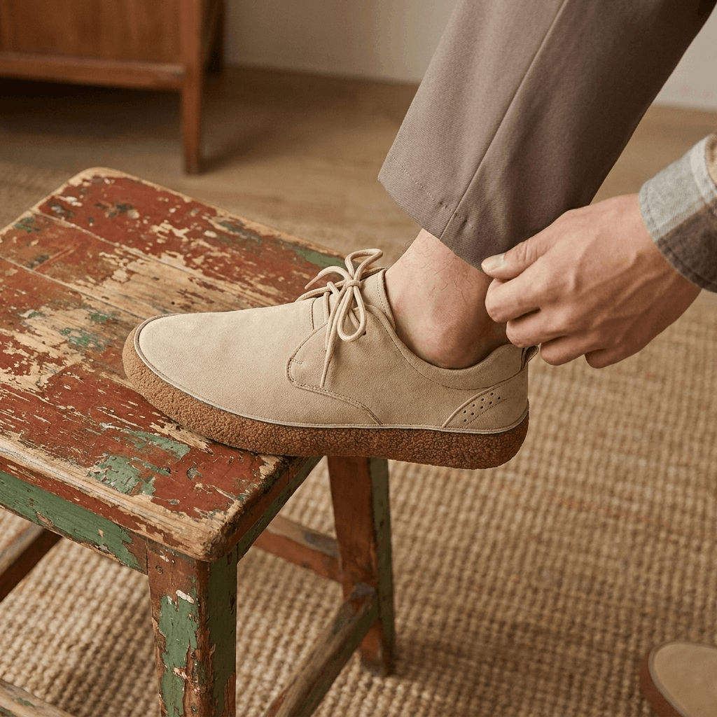 Nicolas Suede Casual Shoes – Cushioned Everyday Comfort Footwear